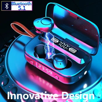 

DREAMNICE Wireless Headphones Sport Waterproof Bluetooth Headphones Wireless Touch Control Bluetooth Earphones with Microphone