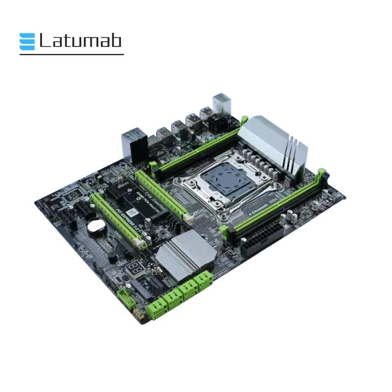 

X99 Desktop Motherboard LGA 2011-3 LGA2011-3 with Dual M.2 NVME Slot Support Four Channels DDR4 ECC SATA 3.0 USB 3.0