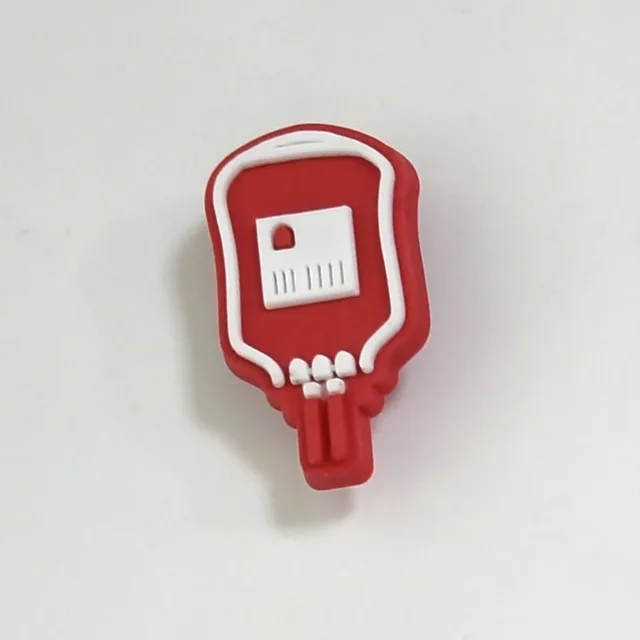 CSBL Cartoon Medical Shoe Ornament Removable PVC Flexible Glue Buckle Eva Sandals Croc Ornament Embroidery Shoes Decorations CF 199