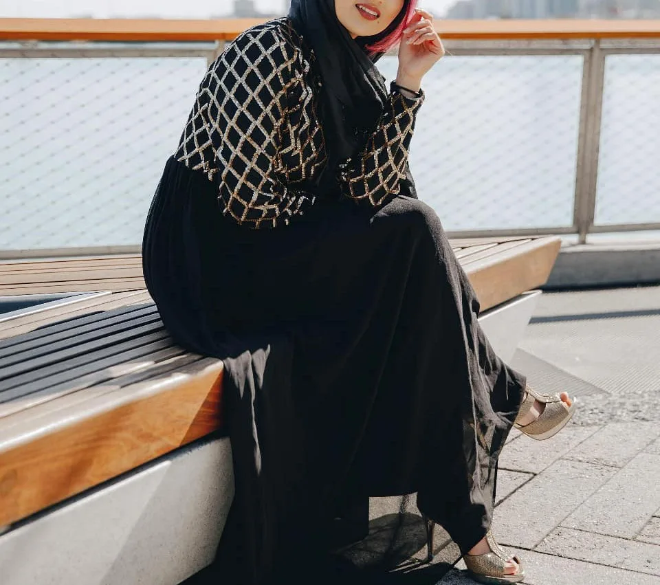 Роскошные мусульманские блестки abaya Макси платье кардиган-кимоно длинные Халаты женские Vestidos Ближний Восток Рамадан Eid турецкий Исламская, молитвенная