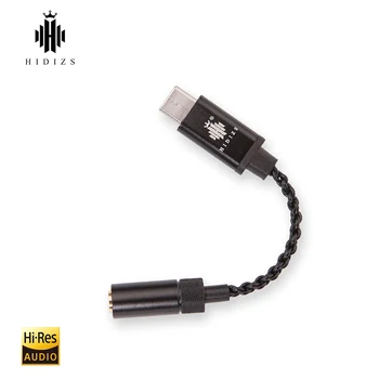 

HIDIZS Sonata II HD USB DAC Hi-Res Type C to 3.5mm Headphone Amplifier Adapter for Android Phone PC Mac Audio Cable