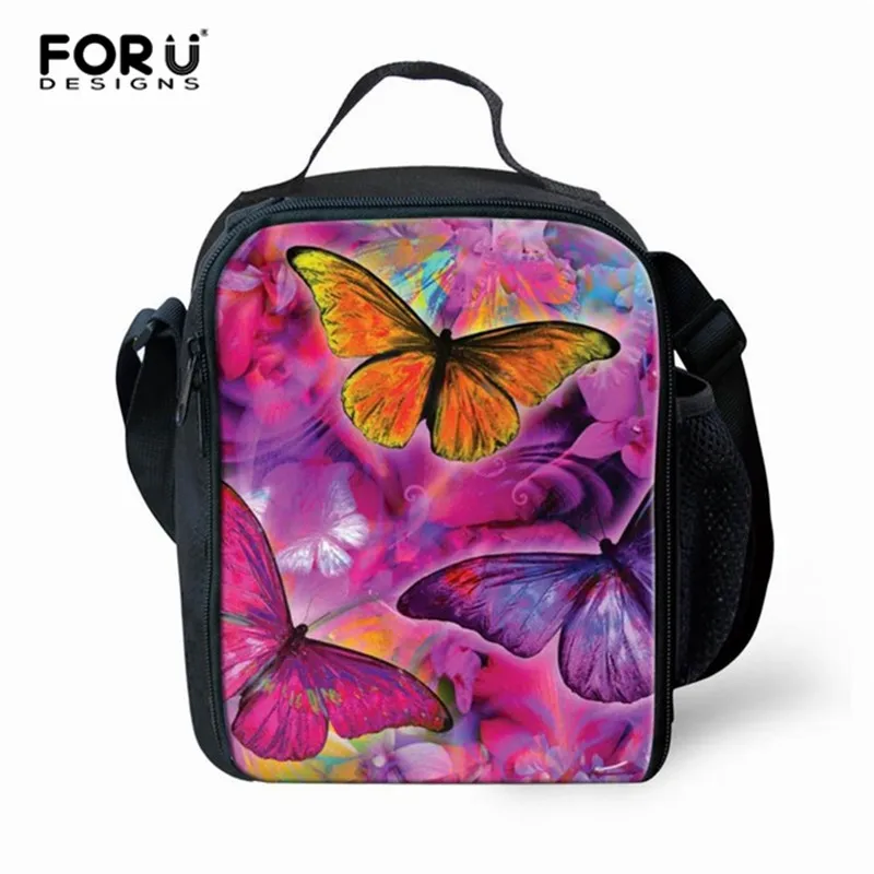 MA185G FORUDESIGNS сумка для начальной школы 3D бабочка школьный рюкзак для подростков девочек Сумка для книг для детского сада детская школьная сумка девушка Mochila - Цвет: MA185G