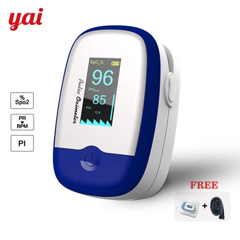 

YAI Medical Fingertip Pulse Oximeter SPO2 PR Meter Oxygen Saturation SPO2 Oximetro De Dedo Pulsioximetro Oximeter Finger