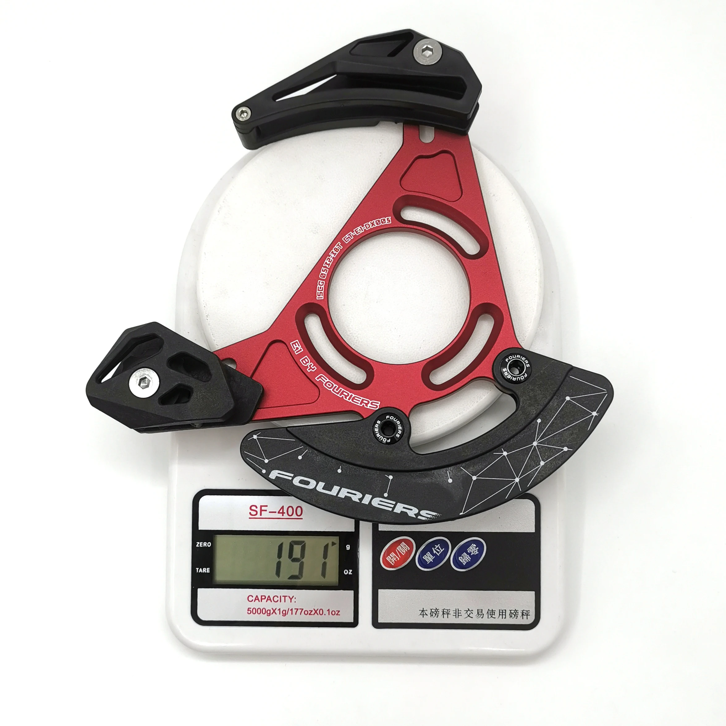 Cheap Fouriers Enduro DH Bike Chain Guide Chain FR XC Bashguard 32T-38T Single Speed Device ISCG ISCG05 For 1X Drivetrain 18