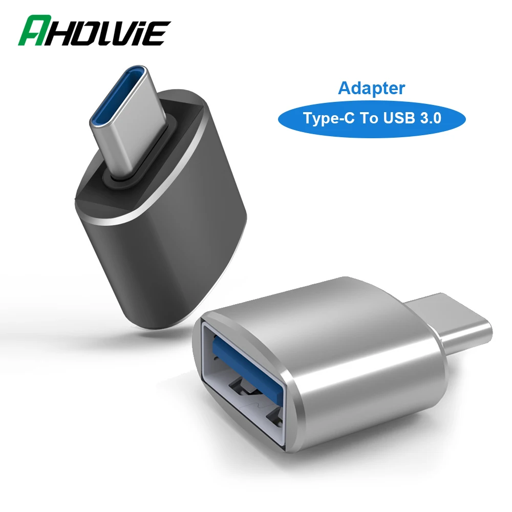 OTG USB C адаптер 3 0 штекер usb type женский type-C для macbook pro samsung huawei Xiaomi Oneplus 7 конвертер |