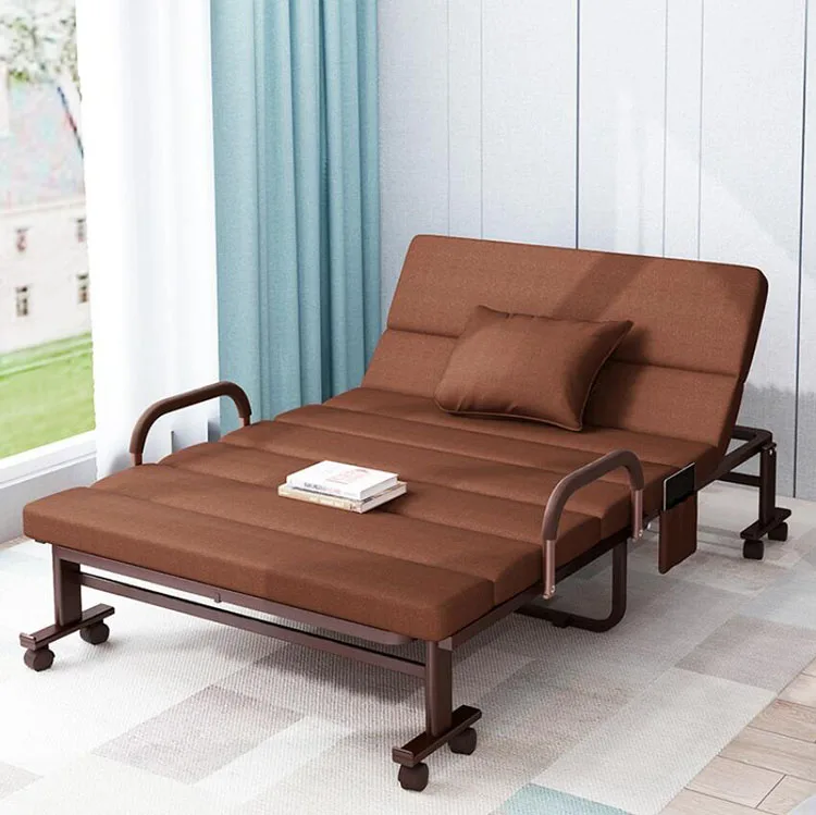 Складное кресло-кровать для дома, офиса, больницы, расслабляющий сон, удобная переносная кровать, кресло для отдыха, диван с колесами
