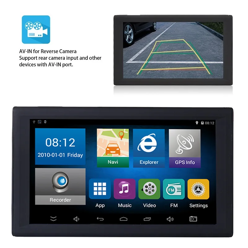 Навигатор HD gps навигатор система универсальный gps навигатор Автомобильный образ идентификация Маршрутное планирование ABS 9 дюймов практичный