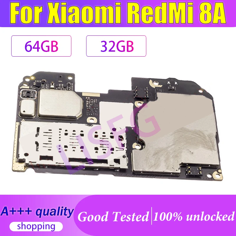 Материнская плата 64 ГБ для Xiaomi HongMi RedMi 8A материнская логическая Оригинальная