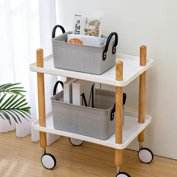 

Plastic Portable Storage Baskets Rectangular With Handle Snacks Fruit Basket Toys Socks Bras Storage Box Household Storage Tools
