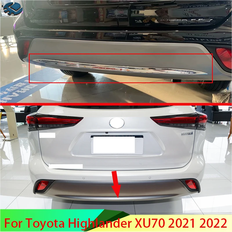 

Защитная накладка из хромированного АБС-пластины для заднего бампера Toyota Highlander XU70 2021 2022