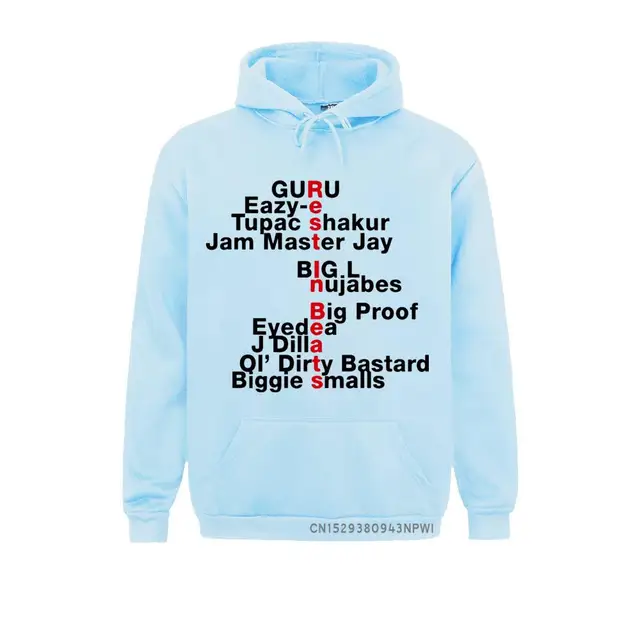Sudadera con capucha de manga larga para hombre, ropa de descanso en Eazy, Tupac, RunDmc, J, Dilla, ODB, Biggie, Hop, Rap|Sudaderas con capucha y sudaderas| - AliExpress