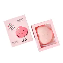 Novo mel pêssego beleza nádegas pp sabão lavagem rosto sabão limpar ácaro banho sabão amor artesanal sabão lavagem rosto banho sabão