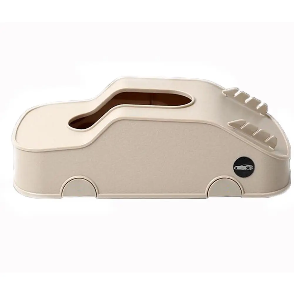 

Creative Car Model Multifunction Car Tissue Box Plastic Phone Holder Cards Clip Block Type Paper Tower Storage Box Accessories