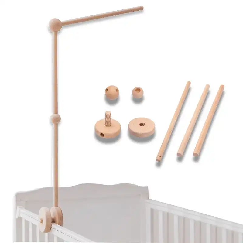 Ensemble D Accessoires En Bois Pour Bebe Support Mobile Pour Berceau Cloche De Lit Support Fixe Reglable Bras De Support Protection Pour Nouveau Ne 1 Ensemble Aliexpress