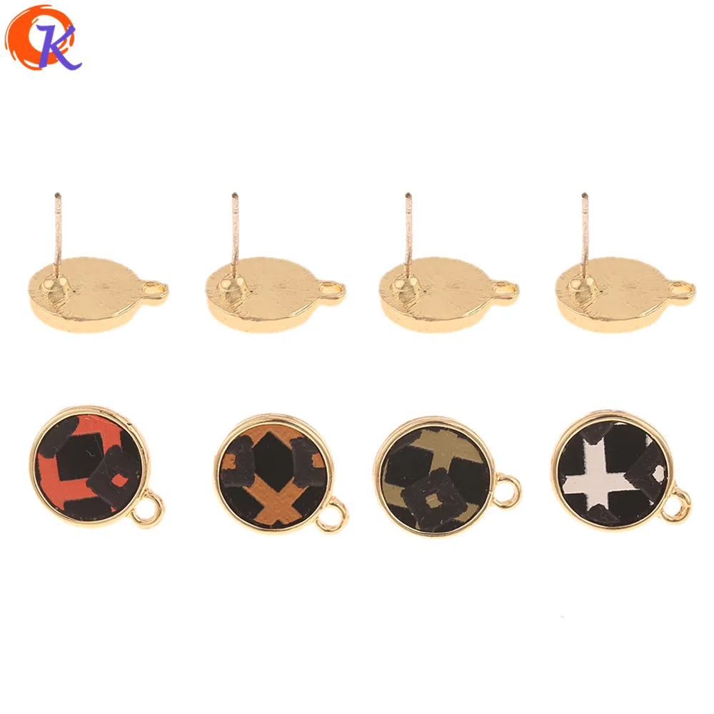 Cordial Design 50Pcs 12*15MM Jewelry Accessories/Hand Made/Leather Effect/Earrings Stud/Soft Pin/DIY Making/Earring Findings | Украшения и