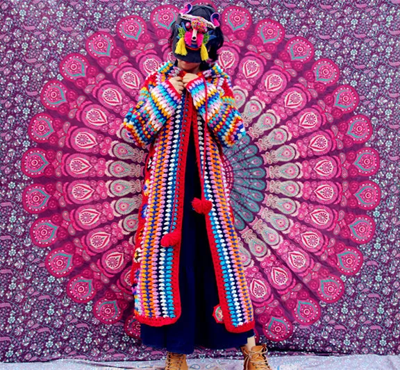 SuperAen, Модный женский свитер, пальто в богемном стиле, осень и зима, новинка, женские свитера, кардиган с капюшоном, женские пальто