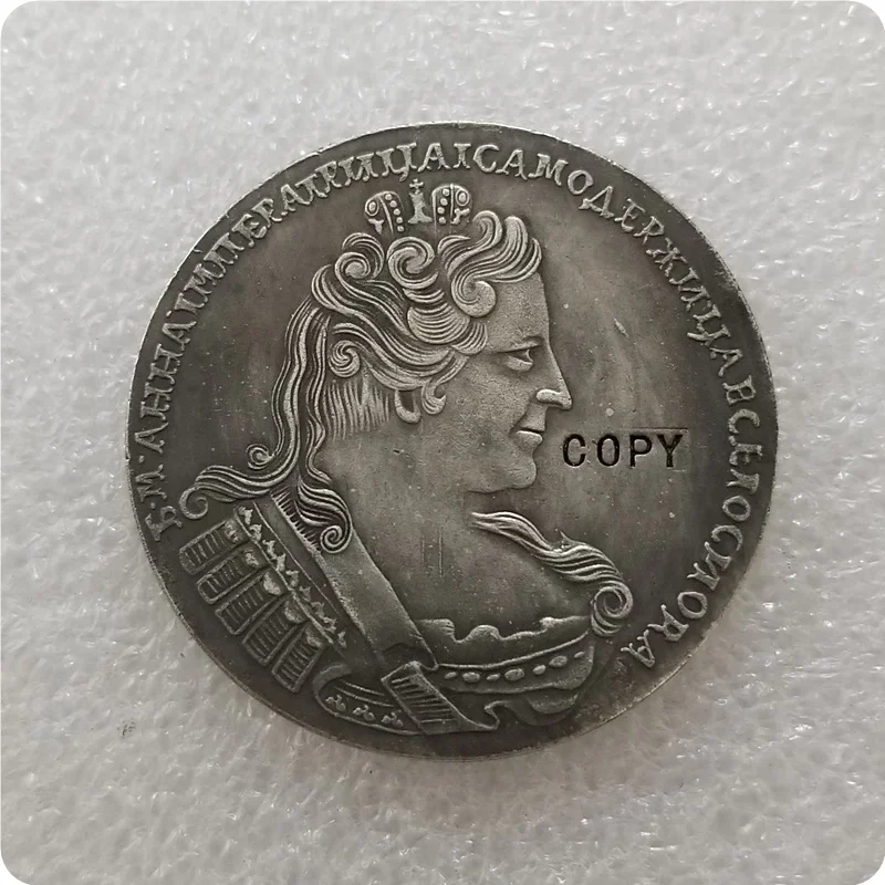 Памятные монеты России 1731 г. копия 1 рубля магнитная медаль | Дом и сад