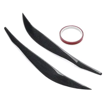 

Carbon Fiber Headlight Eyebrow Cover Head Lamp Eyelids Sticker Car Accessories For BMW 3 Series F30 F35 2012-2020