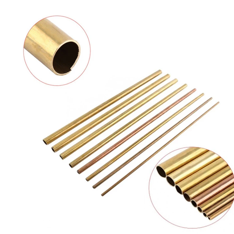 DIY Brass Tube - Seamless Round 200-300mm for Model Making & Cutting Tool