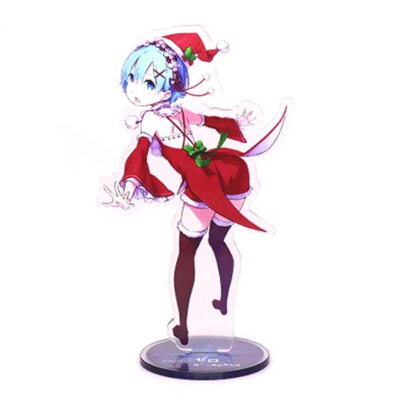 Anime Re:Life In A Different World From Zero Cosplay Stand Up Rem Ram Emilia Stop Sign Ornaments Adult COS Set The Stage Props |