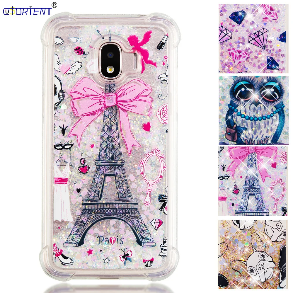Funda For Samsung Galaxy J2 Pro 2018 Grang Prime Dynamic Liquid Quicksand Shockproof Case SM-J250M SM-J250F/DS Bumper Cover | Мобильные
