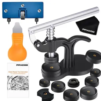 

Pro 17Pcs Watch Press Tool With Watch Battery Replacement Tool Kit Fitting Dies For Watch Back Remover Closer Repair And Battery
