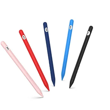 

Anti-Skid Silicone Case Stylus Pen Protective Cover Sleeve for App-le Pencil 1st accessories