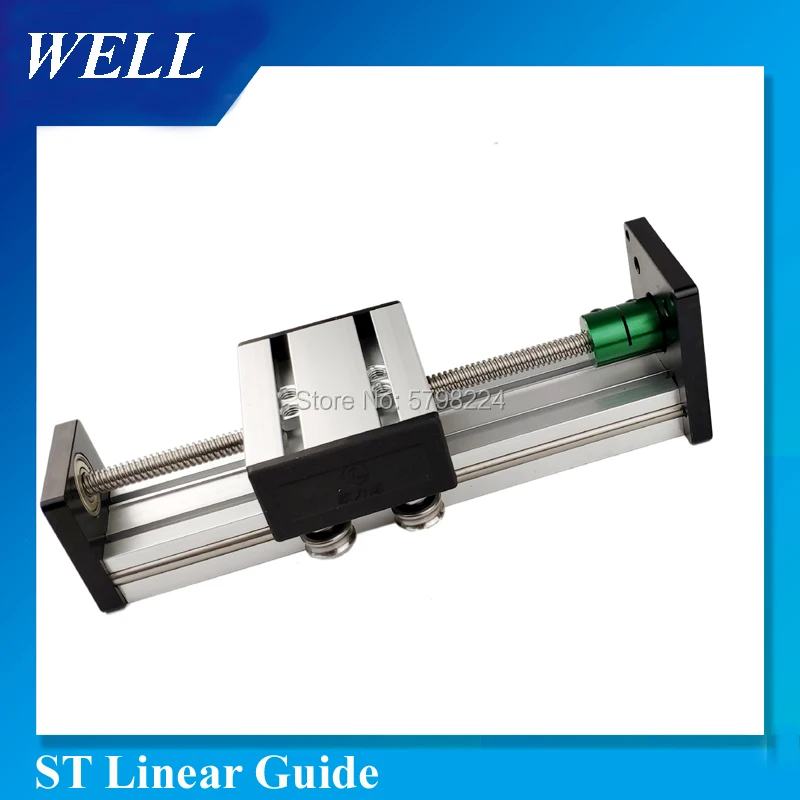 Free Shipping 500mm Effective Travel Length Stroke Linear Slide Rail Guide Table Motion T8*8 T-screw CNC 3D Printer Parts | Обустройство