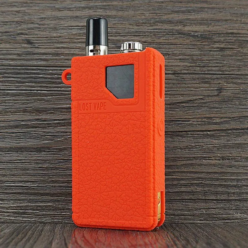 Чехол для Lost Vape Orion Q Универсальный защитный силиконовый прорезиненный чехол - Цвет: RD