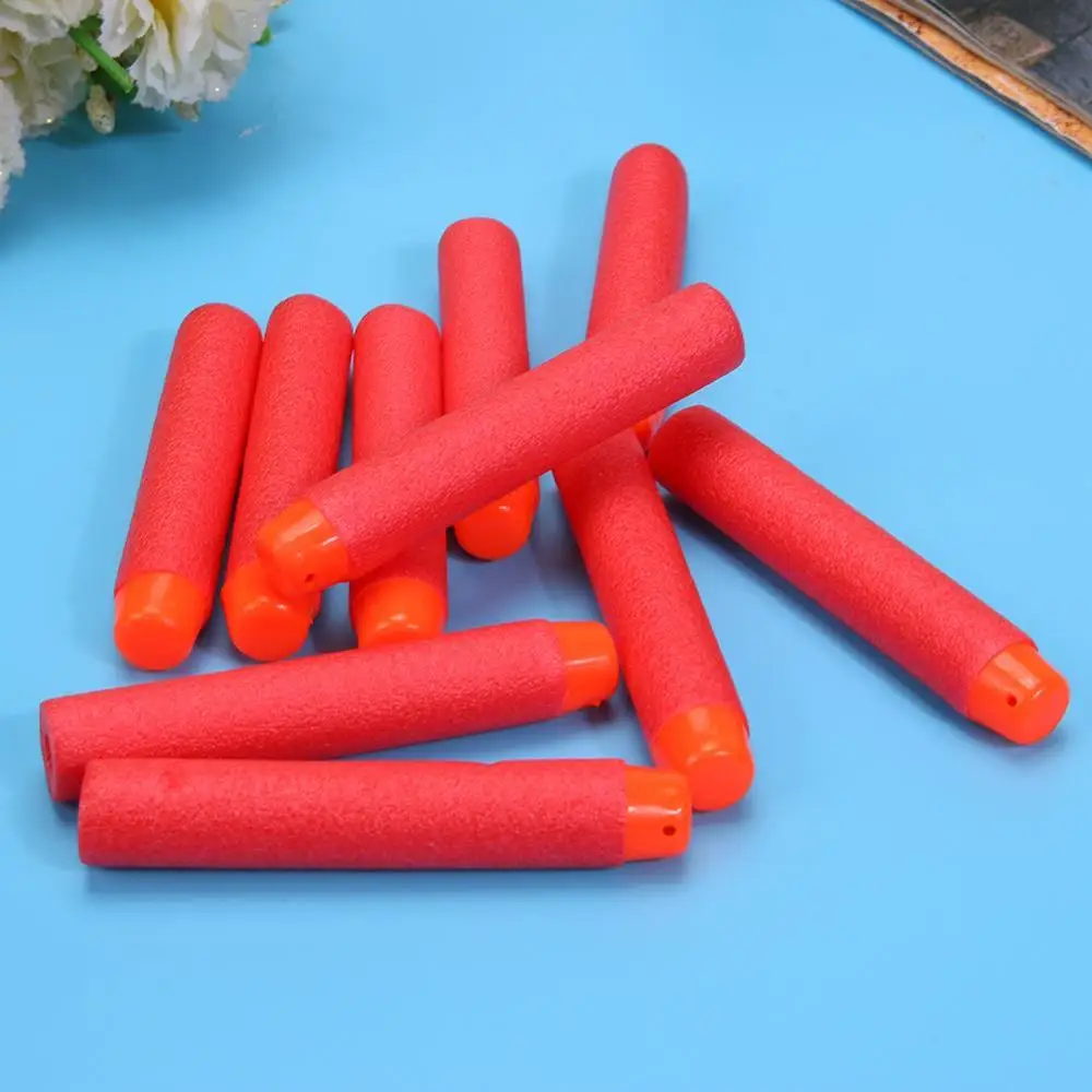 

100pcs Foam For Nerf Bullets EVA Soft Head 7.2cm Refill Bullet Darts for Nerf Toy Gun Accessories for Nerf Blasters Dropship