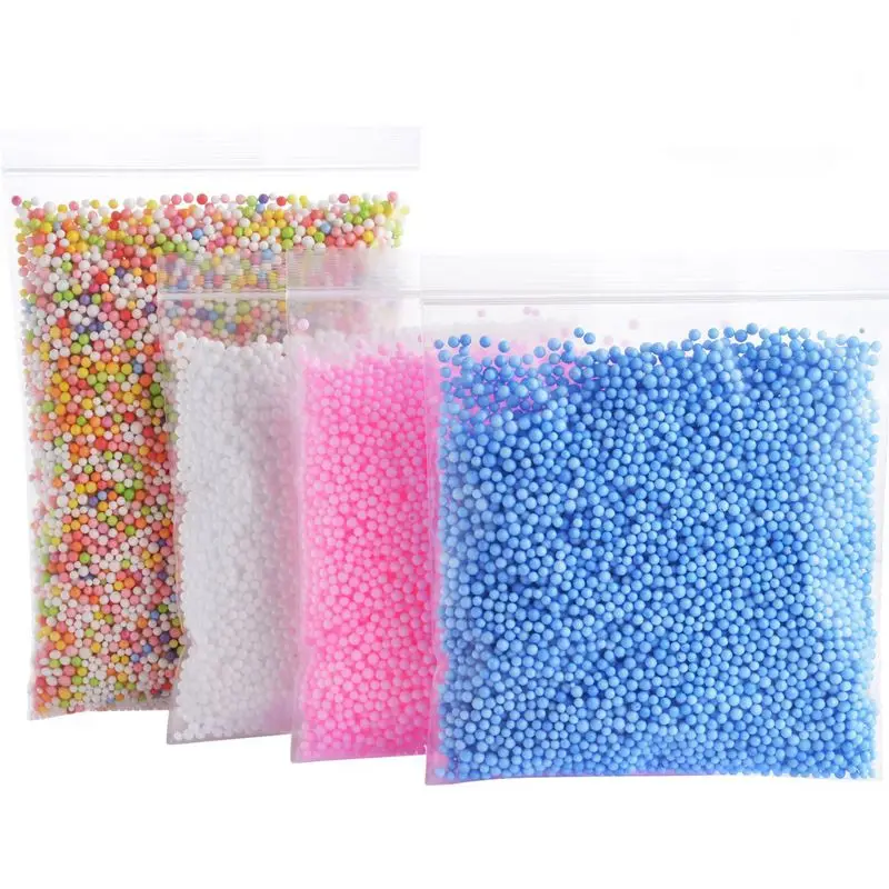 

Foam Balls for Slime - Colorful foam Balls Beads Decorative Ball Arts DIY Crafts Supplies For Homemade Slime Decoration (4 Pack)