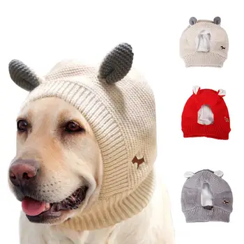 

Knitted Hat Winter Warm Puppy Cap Fashion Rabbit Ear Design Beanie for Pet Dog cats