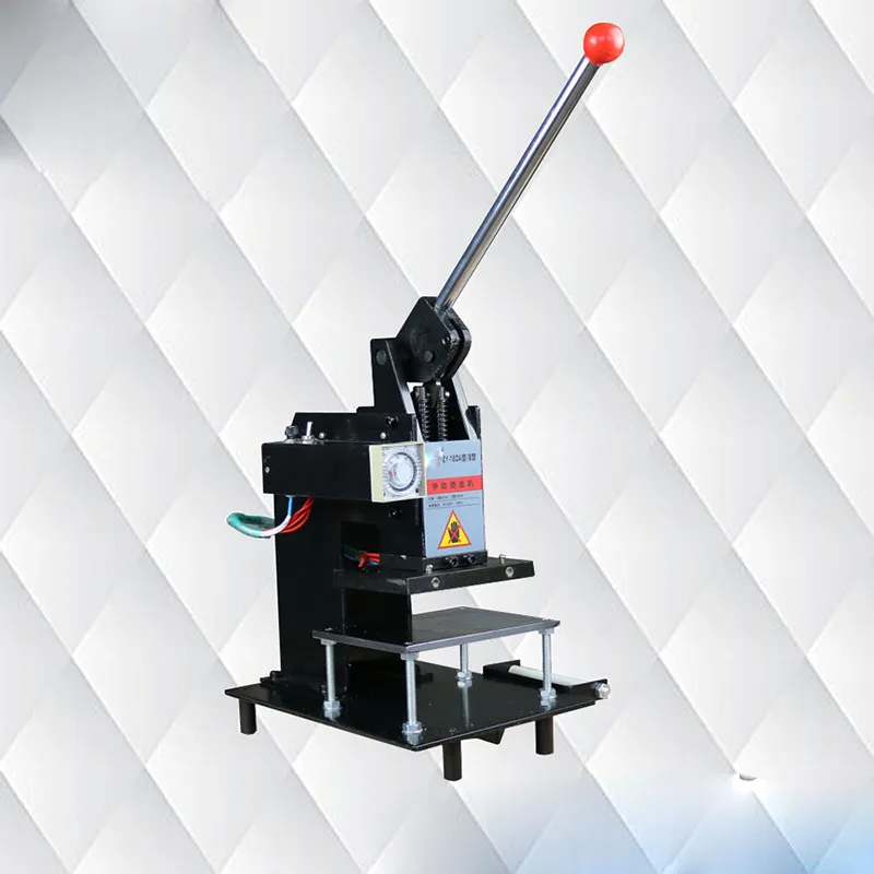 

Small Manual Hot Stamping Machine Hot Press Leather Embossed LOGO Branding Machine Hot Stamping Machine