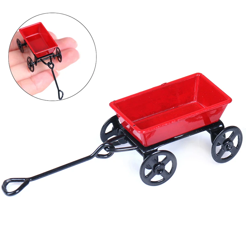 Dolls House Miniatures Metal House Miniatures Miniature Garden Cart