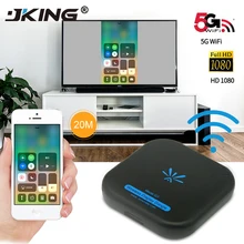 JKING новая ТВ-палка Mirascreen G7 5 ГГц высокоскоростной WiFi Дисплей ТВ ключ поддержка Miracast Airplay DLNA для Apple Android