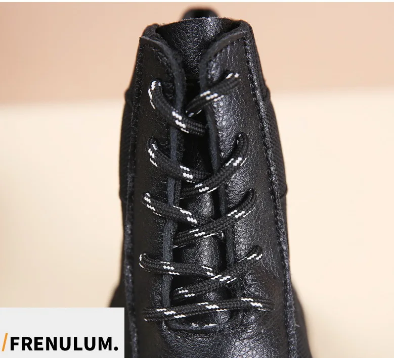 Autumn Winter Women Boots Comfortable Fashion Ankle Snow Boots Women Winter Keep Warm Lace-up Ladies Sock Boots