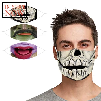 

Breathable Reusable Face Mouth Cover Adjustable Dust-proof Mouth Mask Face Mask Fashion Mondkapjes Wasbaar Masque De Protection