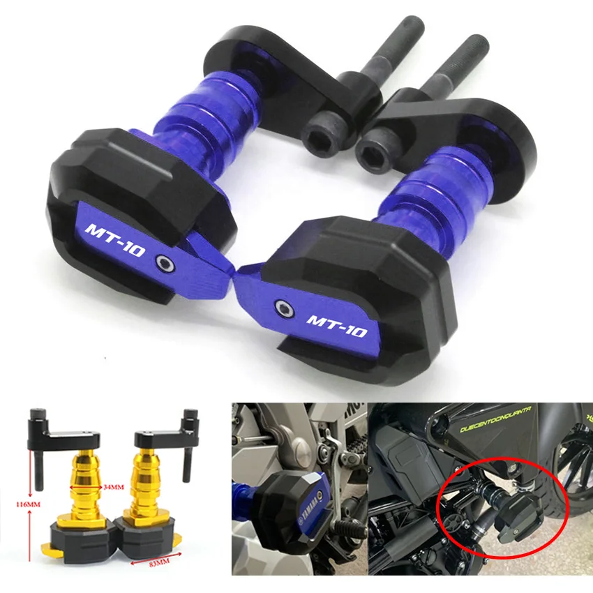 

For Yamaha MT-09 General purpose years Motorcycle CNC Falling Protection Frame Slider Fairing Guard Anti Crash Pad Protector
