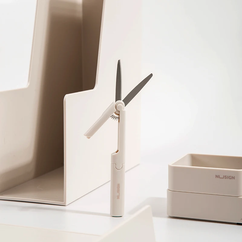 Светло-серый Xiaomi NUSIGN канцелярские ножницы для студентов используют ножницы вручную креативные ножницы для бумаги для резки бумаги Офисные инструменты - Цвет: Светло-серый