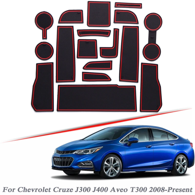 17 шт. Стайлинг автомобиля для Chevrolet Cruze J300 J400 Aveo T300 2008 2020 латексный слот ворот