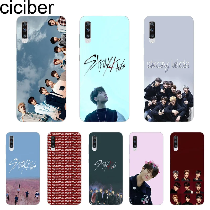 ciciber Phone Case Korean Stray Kids Cover for Samsung Galaxy A50 A70 A80 A40 A30 A20 A60 A10 A20e Soft Silicone TPU Funda Coque |