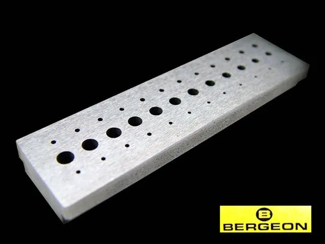 BERGEON 1902 36-hole стальной инструмент для обслуживания часов 0,5-2,5 мм