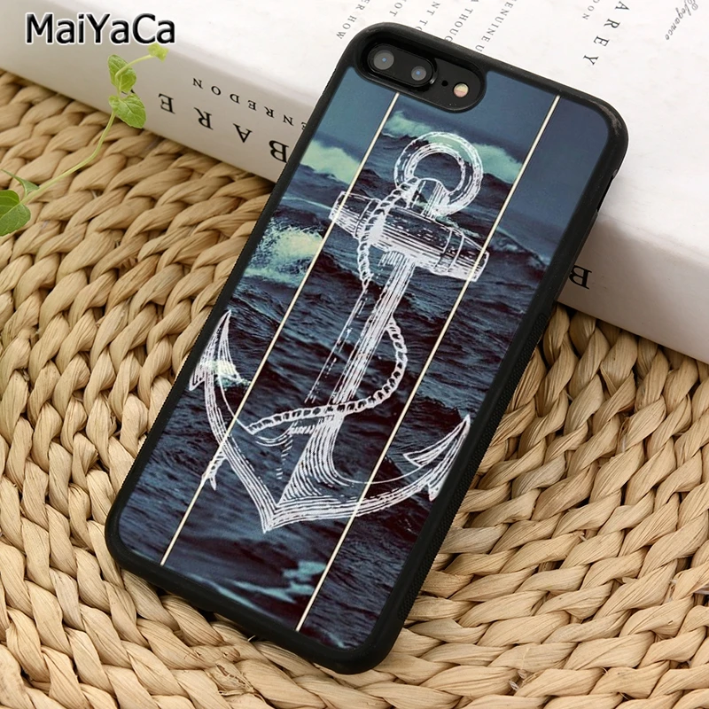 MaiYaCa якорь морское искусство живой жизни телефонный чехол для iPhone 5 6S 7 8 plus 11 12 Pro X XR