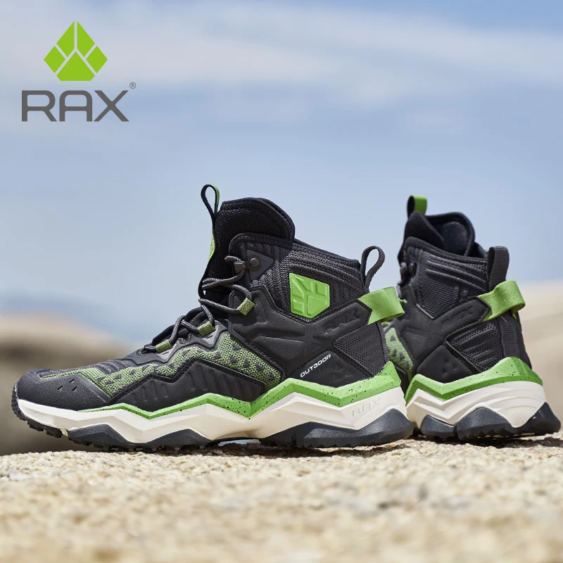 Rax/Новые водонепроницаемые дышащие ботинки для треккинга, горные ботинки, походные ботинки, спортивные кроссовки, тактические ботинки