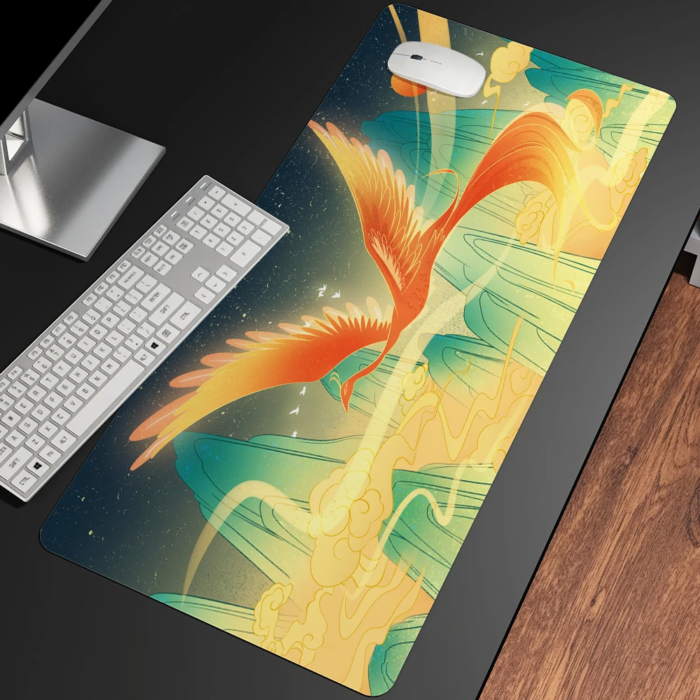 Коврик для мыши в китайской древней мифологии большой Настольный игровой коврик