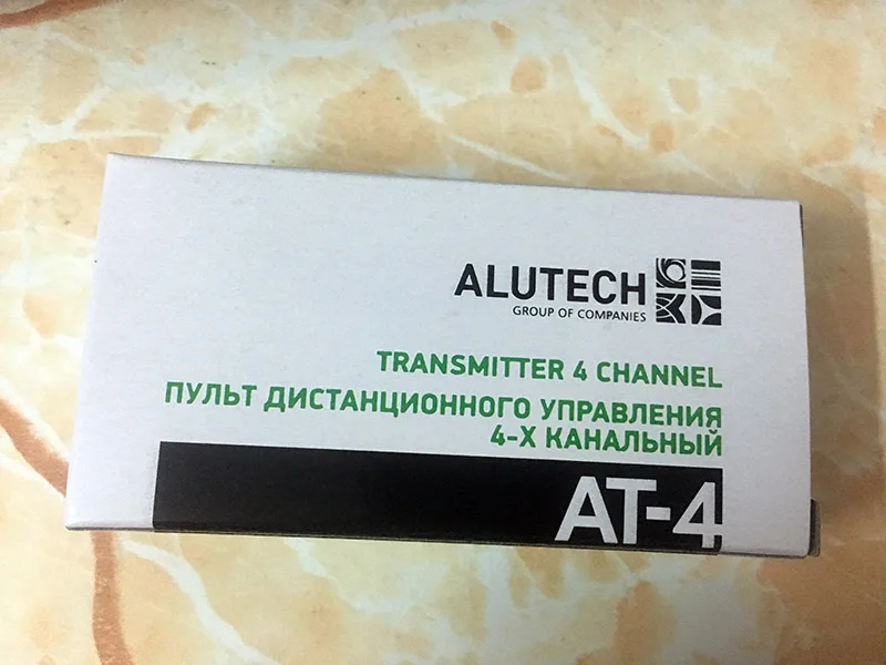 1 шт. Alutech AT 4 AN Motors управление воротами 433 92 МГц с изменяющимся кодом дистанционное