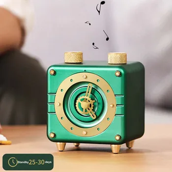 

Mini Portable Retro Bluetooth Speaker Music MP3 Player with MIC Support FM Microphone TF Card Play Rechargeable speaker