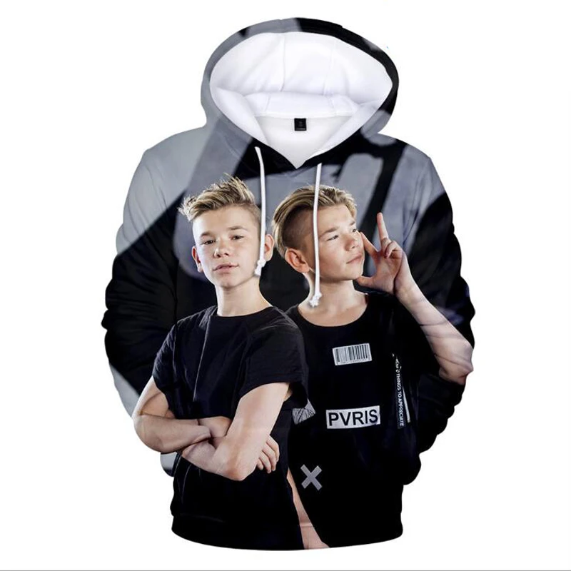 Толстовка Marcus and Martinus Мужская/женская с 3D принтом пуловер повседневный