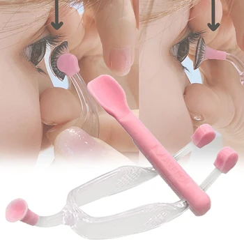 

Silicone No Harm Tweezers Helper Convenient Eyes Care Soft Lens Tool Kit Clean Elasticity Inserter Remover Portable