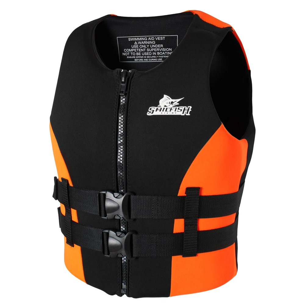 Life Vest Men Women Neoprene Profession Safety Life Vest for Water Ski Rescue Drifting Wakeboard Fishing Swimming Life Jack